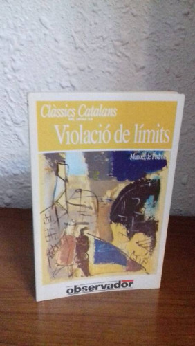 Portada del libro de VIOLACIO DE LIMITS