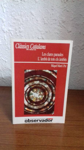 Portada del libro de LES CLARES PARAULES // L'AMBIT DE TOTS ELS AMBITS