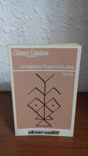Portada del libro de LES ORIGINALITATS // PERSPECTIVES DE CULTURA