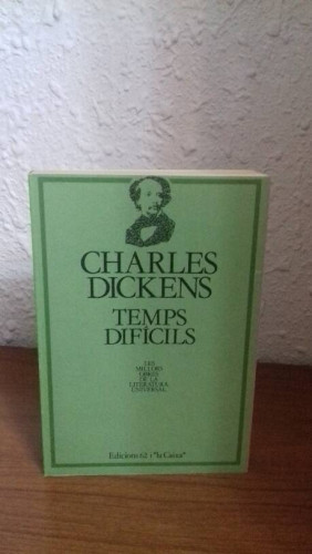 Portada del libro de TEMPS DIFICILS