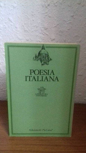 Portada del libro de POESIA ITALIANA