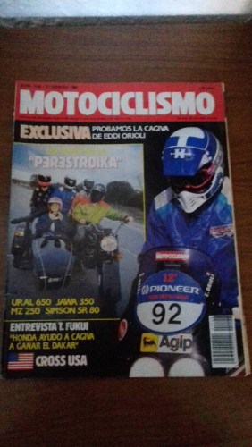 Portada del libro de MOTOCICLISMO NUM 1148 22 FEBRERO 1990