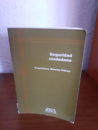 Portada del libro de SEGURIDAD CIUDADANA