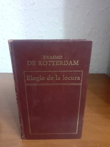 Portada del libro de ELOGIO DE LA LOCURA