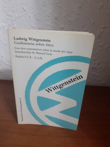 Portada del libro de CONFERENCIA SOBRE ETICA