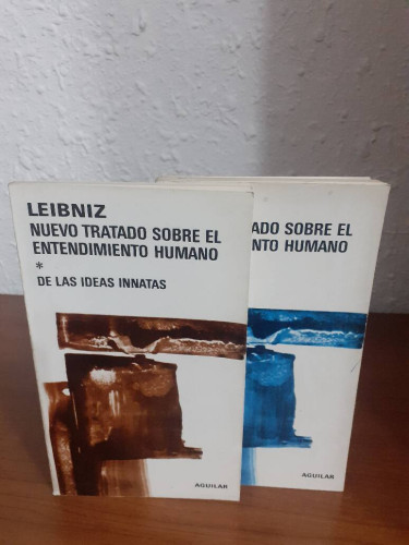 Portada del libro de NUEVO TRATADO SOBRE EL ENTENDIMIENTO HUMANO // 2 TOMOS