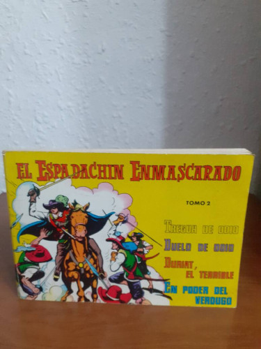 Portada del libro de ESPADACHIN ENMASCARADO, EL // TOMO 2 NUM 8