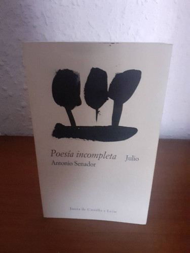 Portada del libro de POESIA INCOMPLETA