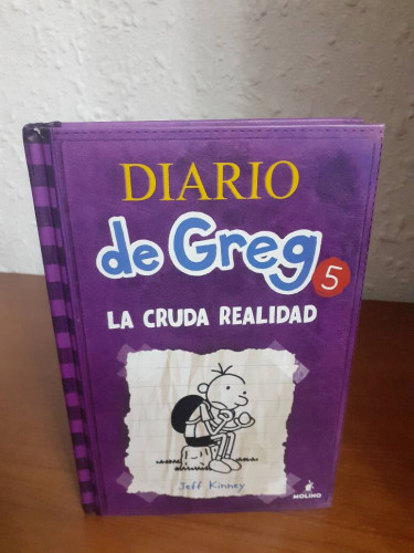 Portada del libro de DIARIO DE GREG LA CRUDA REALIDAD