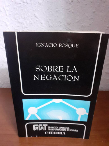 Portada del libro de SOBRE LA NEGACION