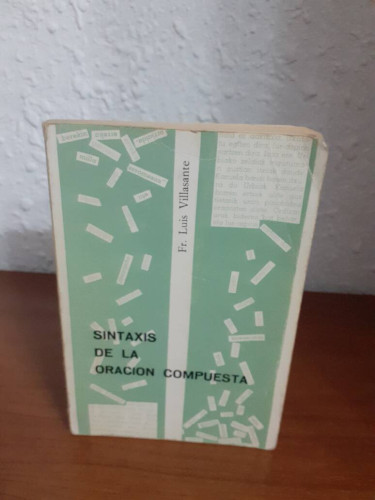 Portada del libro de SINTAXIS DE LA ORACION COMPUESTA