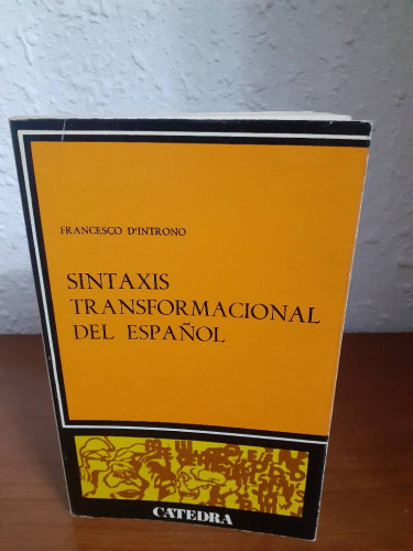 Portada del libro de SINTAXIS TRANSFORMACIONAL DEL ESPAÑOL