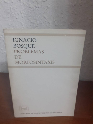 Portada del libro de PROBLEMAS DE MORFOSINTAXIS