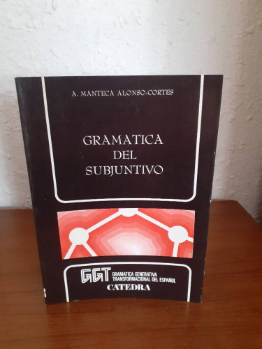 Portada del libro de GRAMATICA DEL SUBJUNTIVO