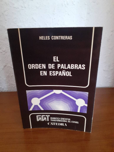 Portada del libro de ORDEN DE PALABRAS EN ESPAÑOL, EL