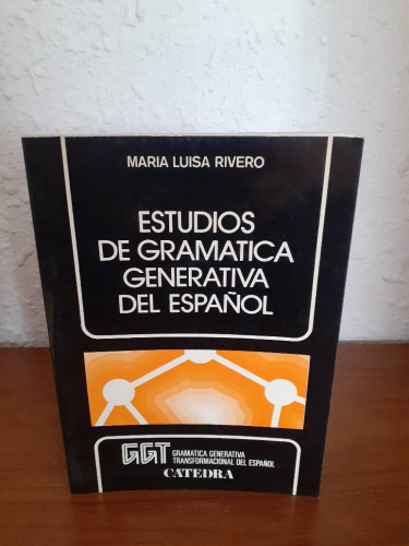 Portada del libro de ESTUDIOS DE GRAMATICA GENERATIVA DEL ESPAÑOL