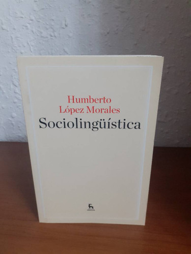 Portada del libro de SOCIOLINGUISTICA