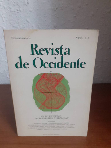 Portada del libro de REVISTA DE OCCIDENTE EL BILINGUIMO PROBLEMATICA Y REALIDAD