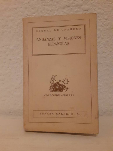 Portada del libro de ANDANZAS Y VISIONES ESPAÑOLAS