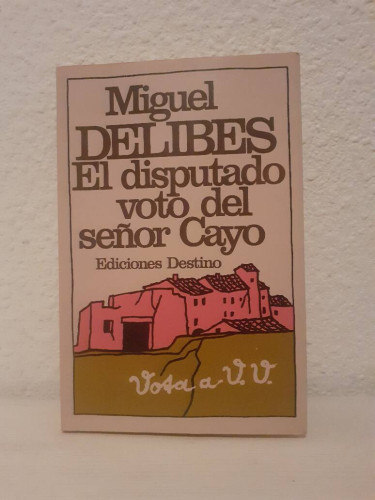 Portada del libro de DISPUTADO VOTO DEL SEÑOR CAYO, EL