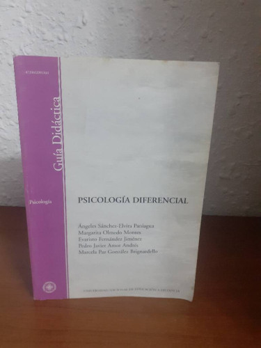 Portada del libro de PSICOLOGIA DIFERENCIAL