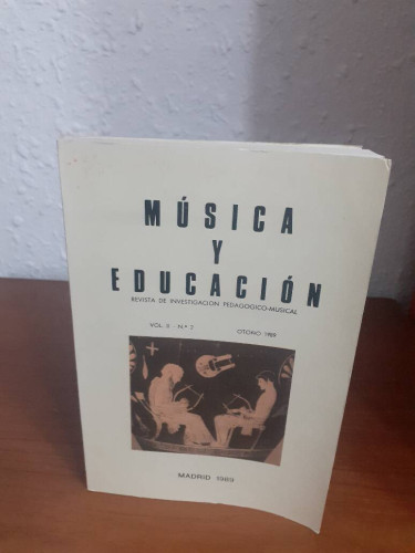 Portada del libro de MUSICA Y EDUCACION REVISTA DE INVESTIGACION PEDAGOGICO MUSICAL VOL II N 2