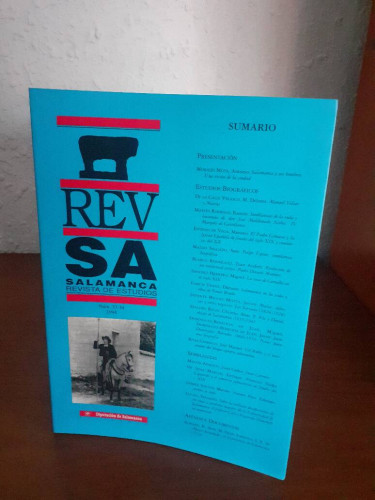 Portada del libro de SALAMANCA REVISTA DE ESTUDIOS NUM 33-34 1994