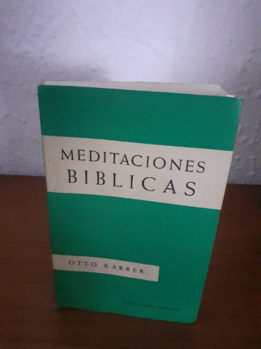 Portada del libro de MEDITACIONES BIBLICAS