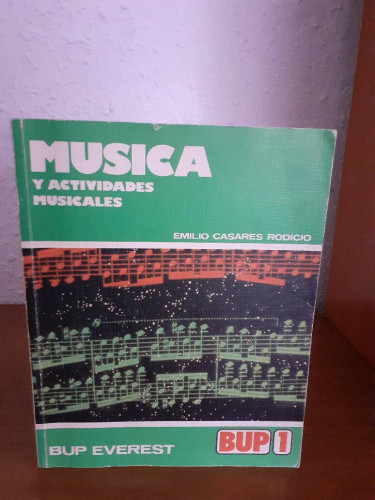 Portada del libro de MUSICA Y ACTIIDADES MUSICALES BUP 1