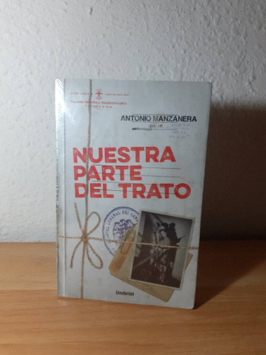 Portada del libro de NUESTRA PARTE DEL TRATO