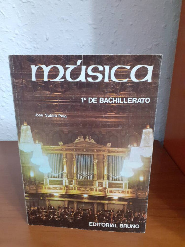 Portada del libro de MUSICA 1º DE BACHILLERATO