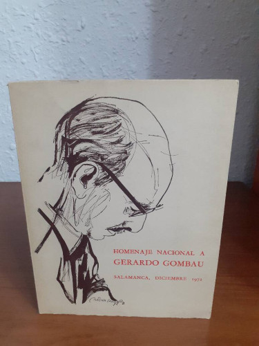 Portada del libro de HOMENAJE NACIONAL A GERARDO GOMBAU