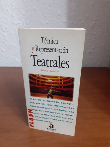 Portada del libro de TECNICA Y REPRESENTACION TEATRALES