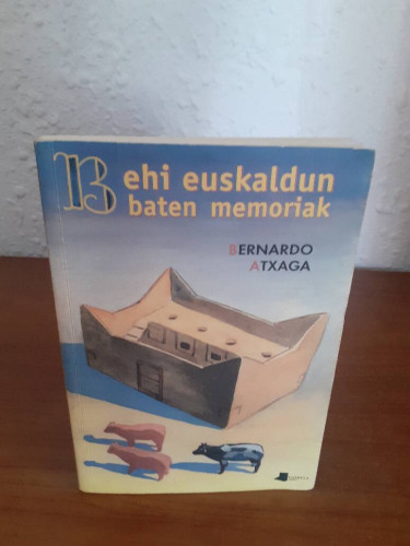 Portada del libro de BEHI EUSKALDUN BATEN MEMORIAK