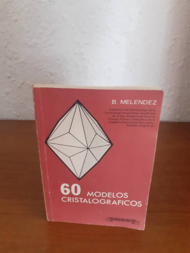 Portada del libro de 60 MODELOS CRISTALOGRAFICOS