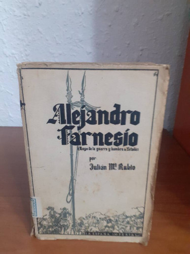 Portada del libro de ALEJANDRO FARNESIO PRINCIPE DE PARMA