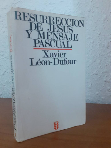 Portada del libro de RESURRECION DE JESUS Y MENSAJE PASCUAL