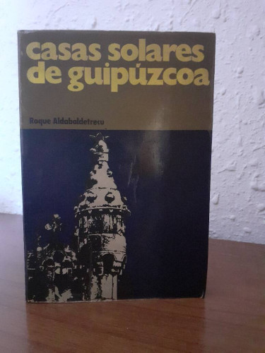 Portada del libro de CASAS SOLARES DE GUIPUZCOA