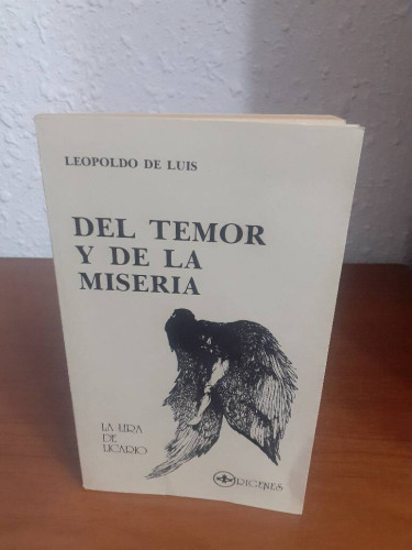 Portada del libro de DEL TEMOR Y DE LA MISERIA