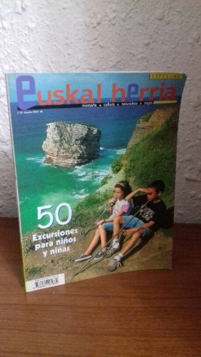 Portada del libro de EUSKAL HERRIA 50 EXCURSIONES PARA NIÑOS Y NIÑAS
