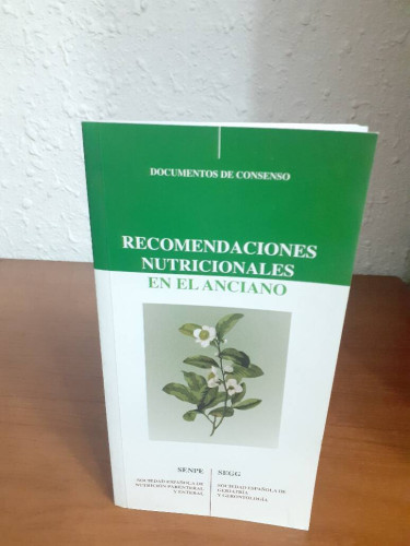 Portada del libro de RECOMENDACIONES NUTRICIONALES EN EL ANCIANO