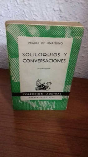 Portada del libro de SOLILOQUIOS Y CONVERSACIONES