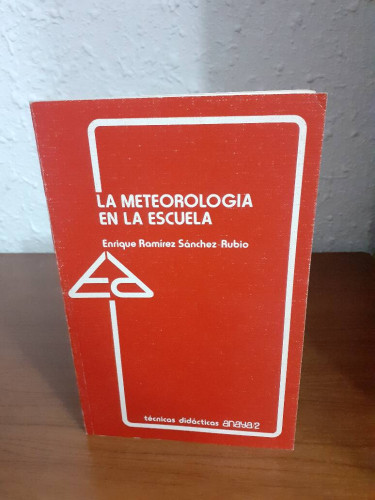 Portada del libro de METEOROLOGIA EN LA ESCUELA, LA