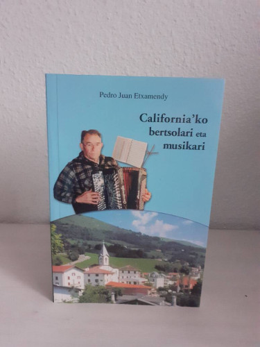 Portada del libro de CALIFORNIA'KO BERTSOLARI ETA MUSIKARI