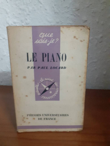 Portada del libro de LE PIANO