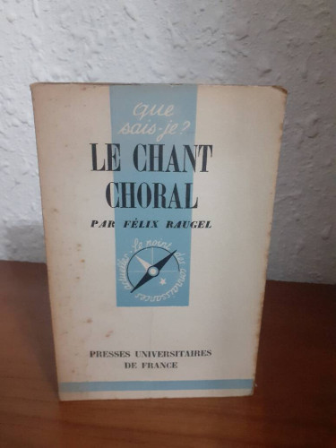 Portada del libro de LE CHANT CHORAL