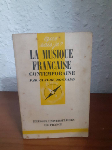 Portada del libro de LA MUSIQUE FRANÇAISE CONTEMPORAINE