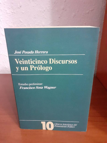 Portada del libro de VEINTICINCO DISCURSOS Y UN PROLOGO