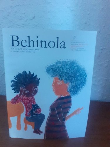 BEHINOLA HAUR GAZTE LITERATURA ALDIZKARIA 38 ZENBAKIA 2018 ABENDUA