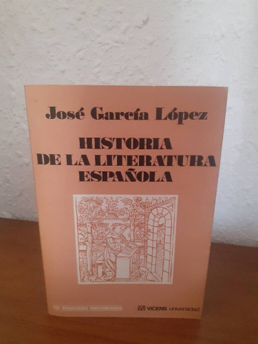 Portada del libro de HISTORIA DE LA LITERATURA ESPAÑOLA